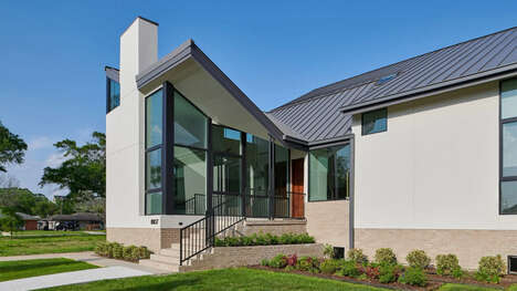 Upward-Pitched Roof Homes