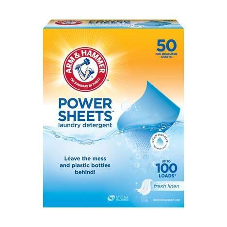 Mess-Free Laundry Detergent Sheets