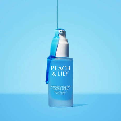 Blue-Hued Peptide Serums