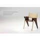 Scissor-Inspired Minimal Wooden Chairs Image 2