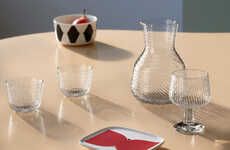 Rain-Inspired Glassware Collections