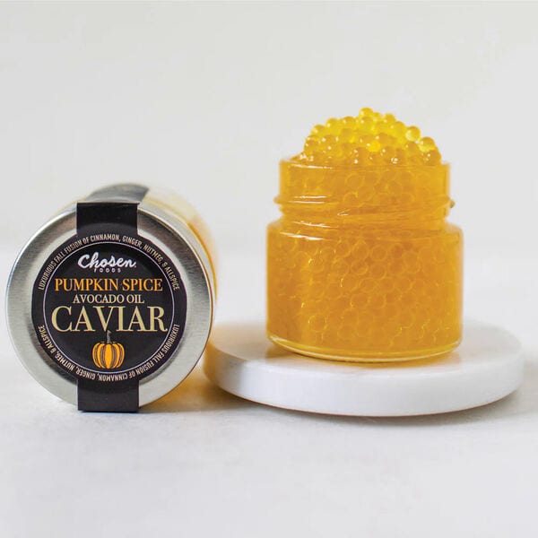 Pumpkin Spice Avocado Caviars