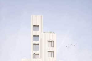 Waved Metal-Wrapped Buildings: SO-IL Designs the 9 Chapel Residences ...