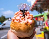 Pink-Hued Macaroni Bowls