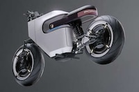 Elegant Futuristic E-Motorbikes Image 2