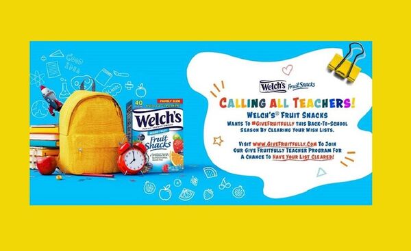 Educator-Supporting Fruit Snack Campaigns