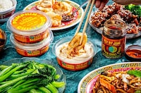 Chili Crisp Hummus Dips Image 1