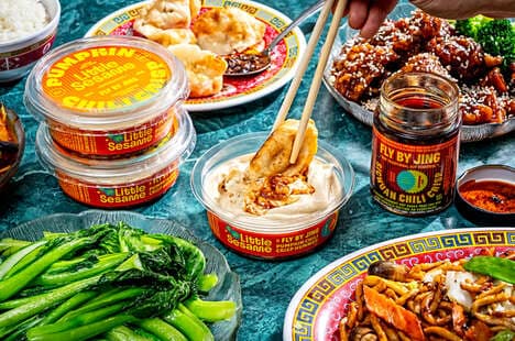 Chili Crisp Hummus Dips