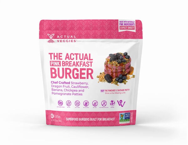 Pink Breakfast Burgers
