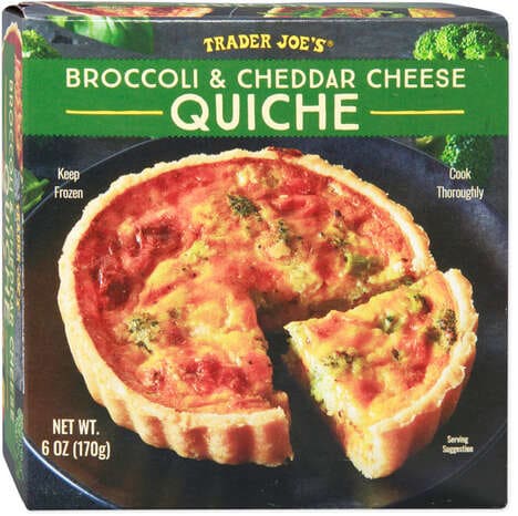 Cheesy Frozen Quiches