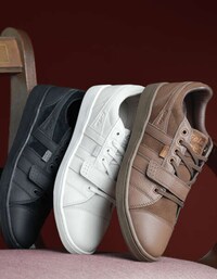 Collaboration Leather Sneakers Image 1