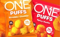 Protein-Rich Puffed Cheese Snacks Image 1