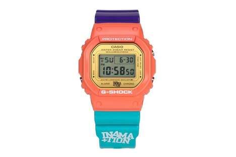Color-Blocked Skater Timepieces