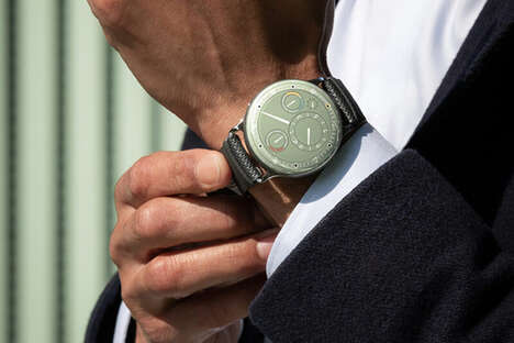 Chic Eucalyptus-Hued Timepieces
