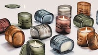 Refillable Designer Candles Image 1