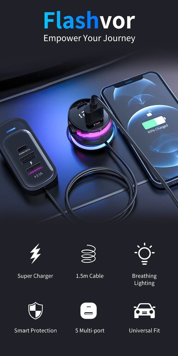 Port-Laden Automotive Chargers