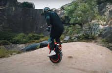 Incline-Scaling Electric Unicycle