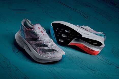Futuristic Technical Running Shoes
