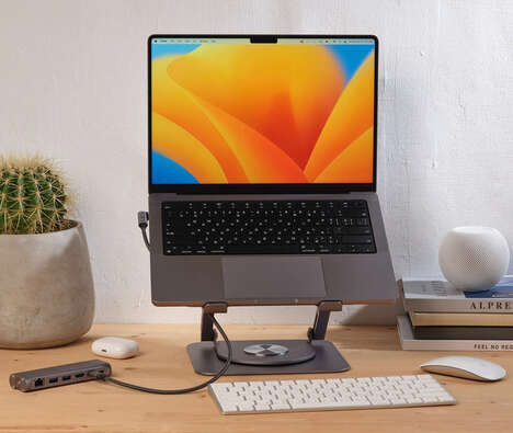Detachable Hub Laptop Stands