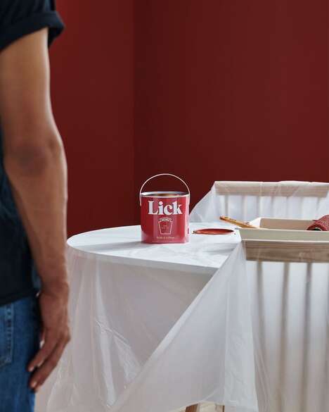 Ketchup-Colored Interior Paints