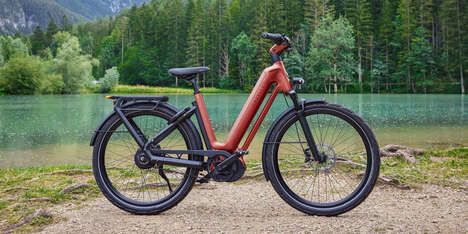 Spacious Comfort-Focused E-Bikes