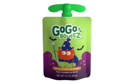 Squeezable Seasonal Snack Pouches