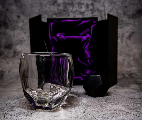 Five-Sided Unique Whiskey Glasses