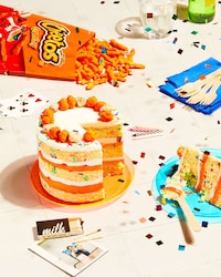 Celebratory Cheesy Snack Cakes