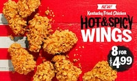 Spicy Sauce-Free QSR Wings Image 1