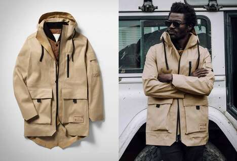 Rubberized Weatherproof Parkas