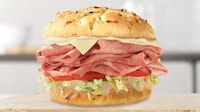 Garlicky QSR Beef Sandwiches