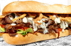 Peppery Cheesesteak Sandwiches