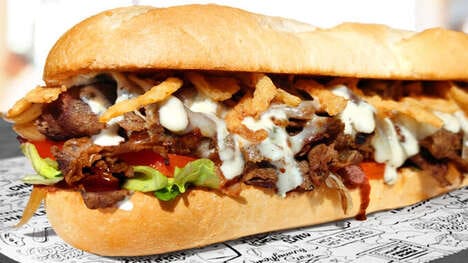 Peppery Cheesesteak Sandwiches