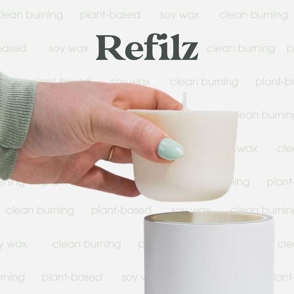 Zero-Waste Refillable Candles