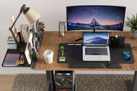 Storage-Managing Desk Extenders