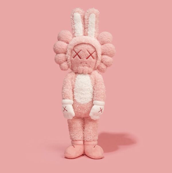 Pink Tonal Plush Figurines