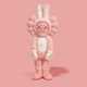 Pink Tonal Plush Figurines Image 1