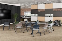 Stylish Stackable Office Chairs Image 3