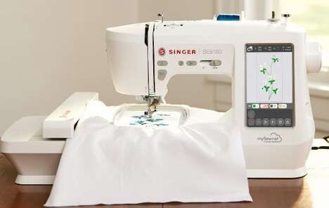 App-Connected Sewing Machines
