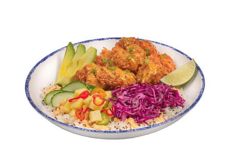 Tropical Coconut Shrimp Bowls