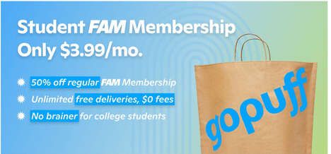 Student-Targeted Delivery Memberships