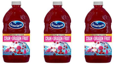 Blended Dragon Fruit Juices
