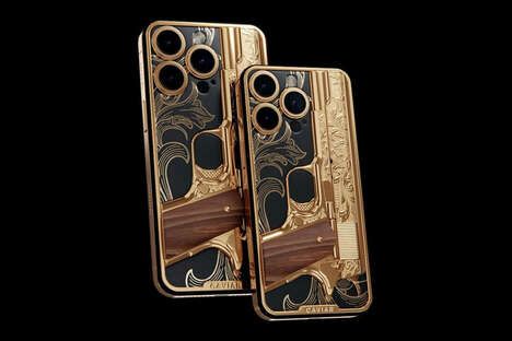 Luxe Gold-Plated Smartphones
