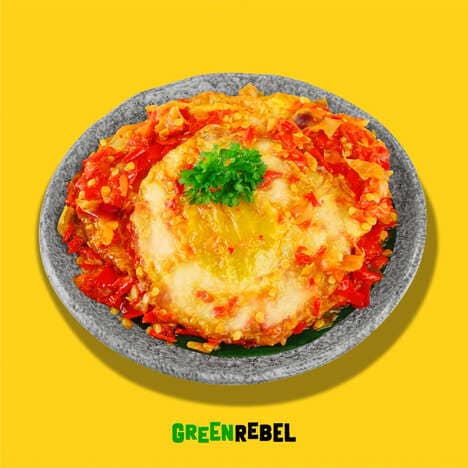 Heat-and-Eat Eggless Chilis