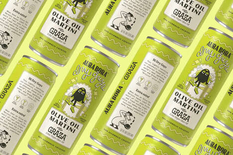 Canned Olive Oil Martinis