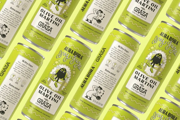 Canned Olive Oil Martinis