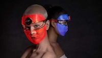 Flexible LED Face Masks Image 1