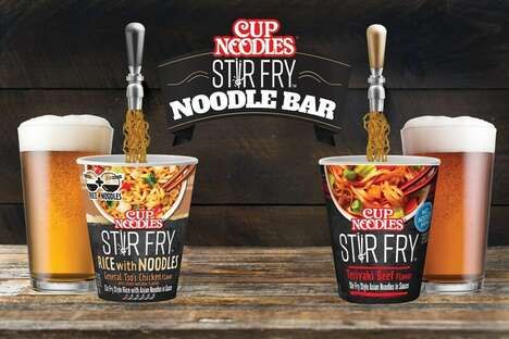 Beer-Paired Noodle Cups
