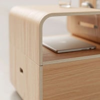 Curvaceous Storage-Focused Nightstands Image 5