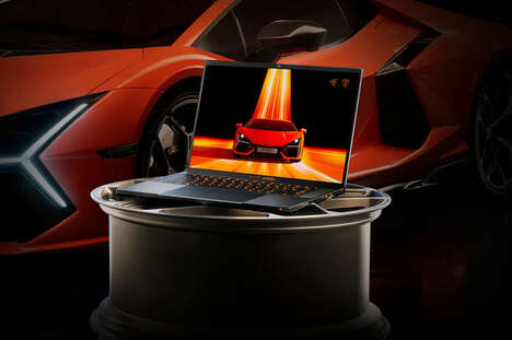 Collaboration Sports Car Laptops